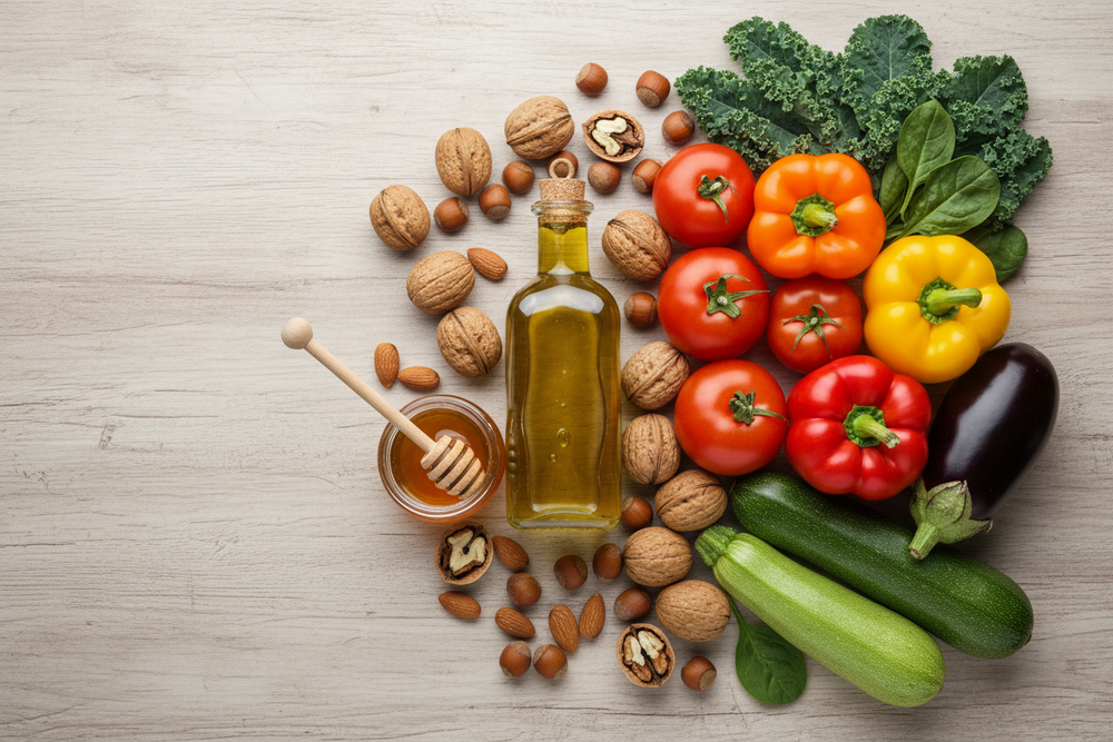 Olio, miele, frutta secca, verdure, del territorio del Molise 